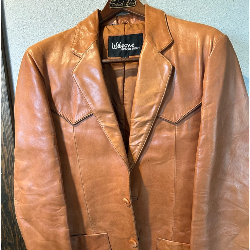Vintage Wilson’s leather jacket, size 38